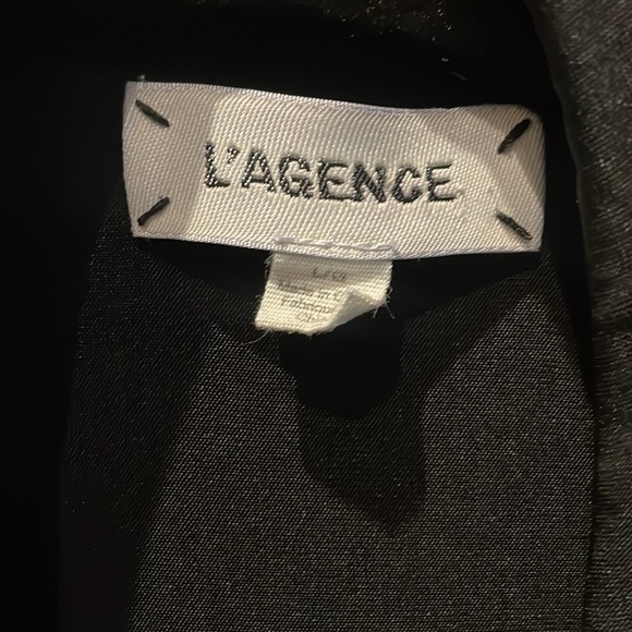 L’AGENCE Black Rivi Midi Shirt Button-down Dress - Picture 7 of 8